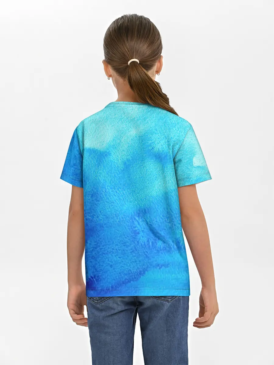 Детская базовая футболка / Глубина льда