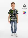 Детская базовая футболка / KAWASAKI X MONSTER ENERGY