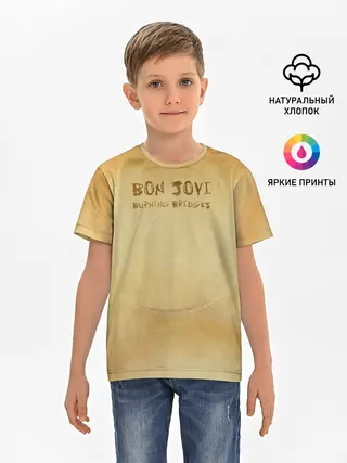 Детская базовая футболка / Burning Bridges - Bon Jovi