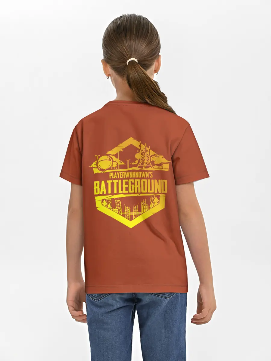 Детская базовая футболка / PUBG