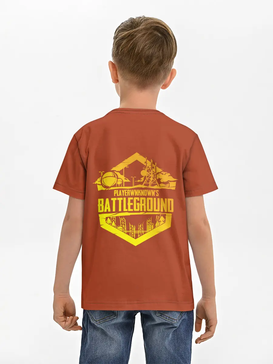 Детская базовая футболка / PUBG