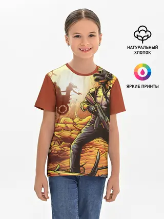 Детская базовая футболка / PUBG