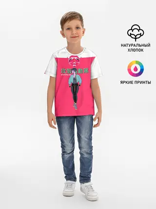 Детская базовая футболка / Призрак в доспехах