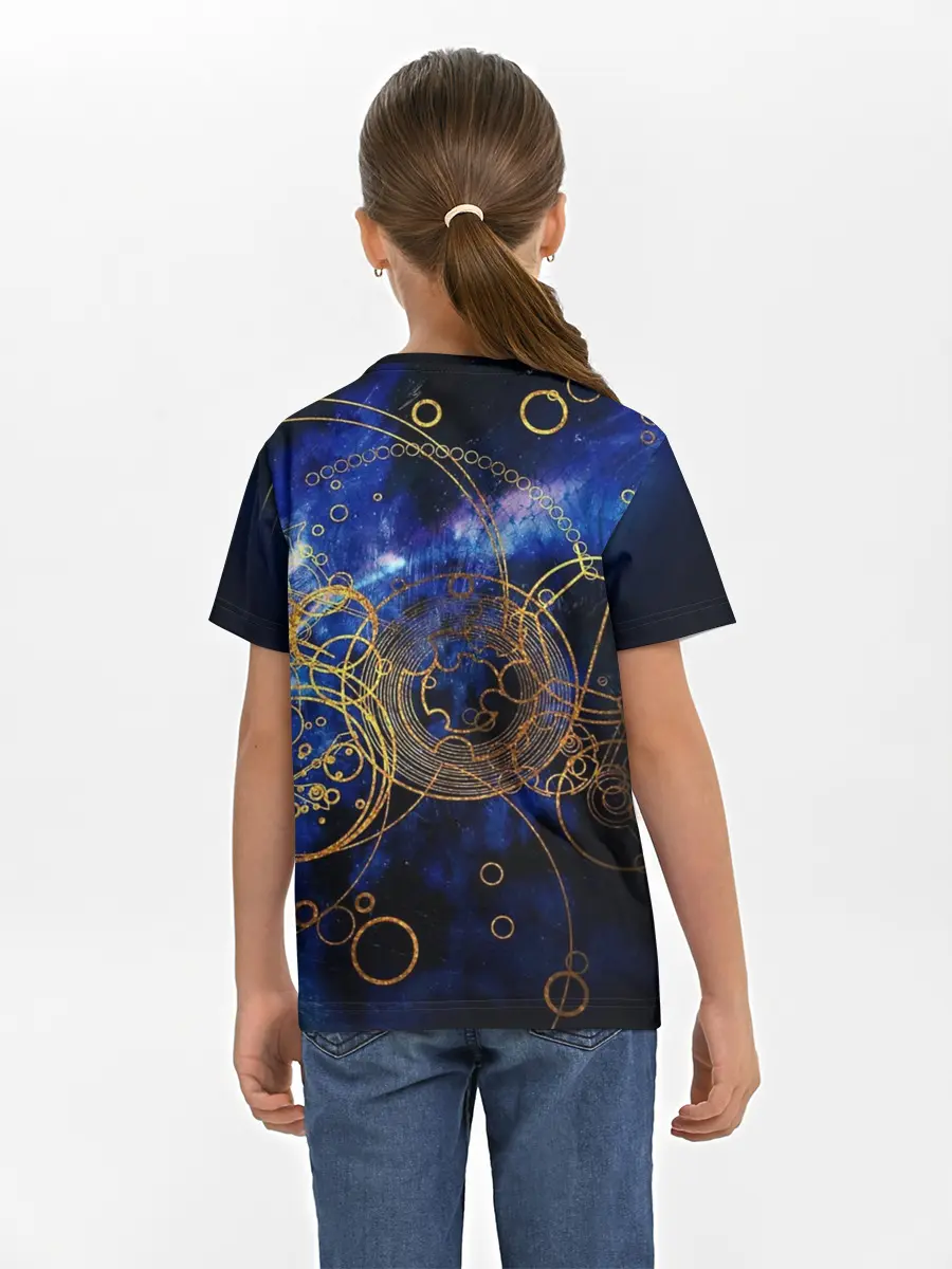 Детская базовая футболка / Space Geometry