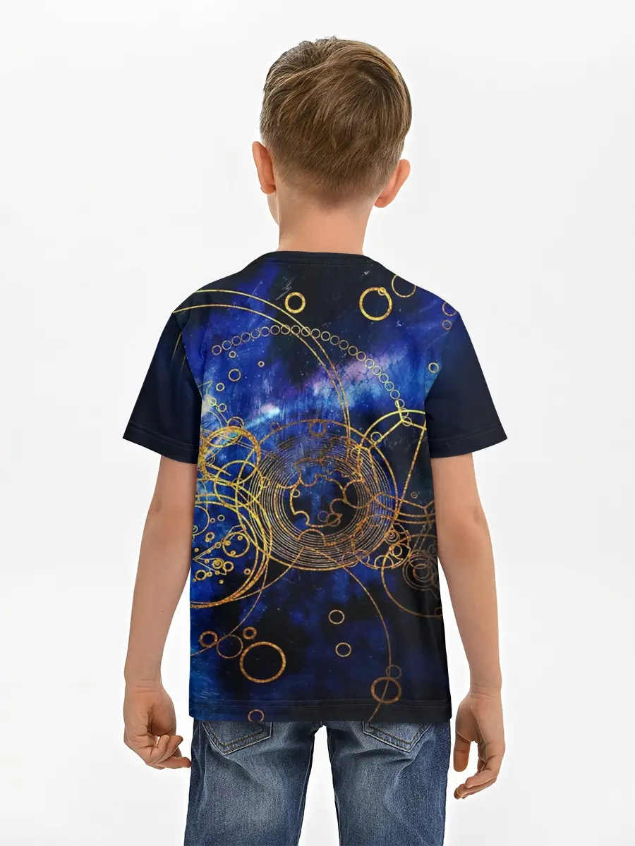 Детская базовая футболка / Space Geometry