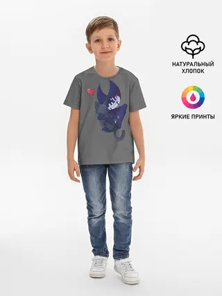 Детская базовая футболка / Bendy And The Ink Machine