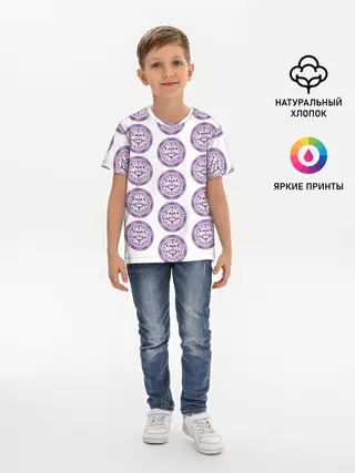 Детская базовая футболка / Пентаграмма Весы