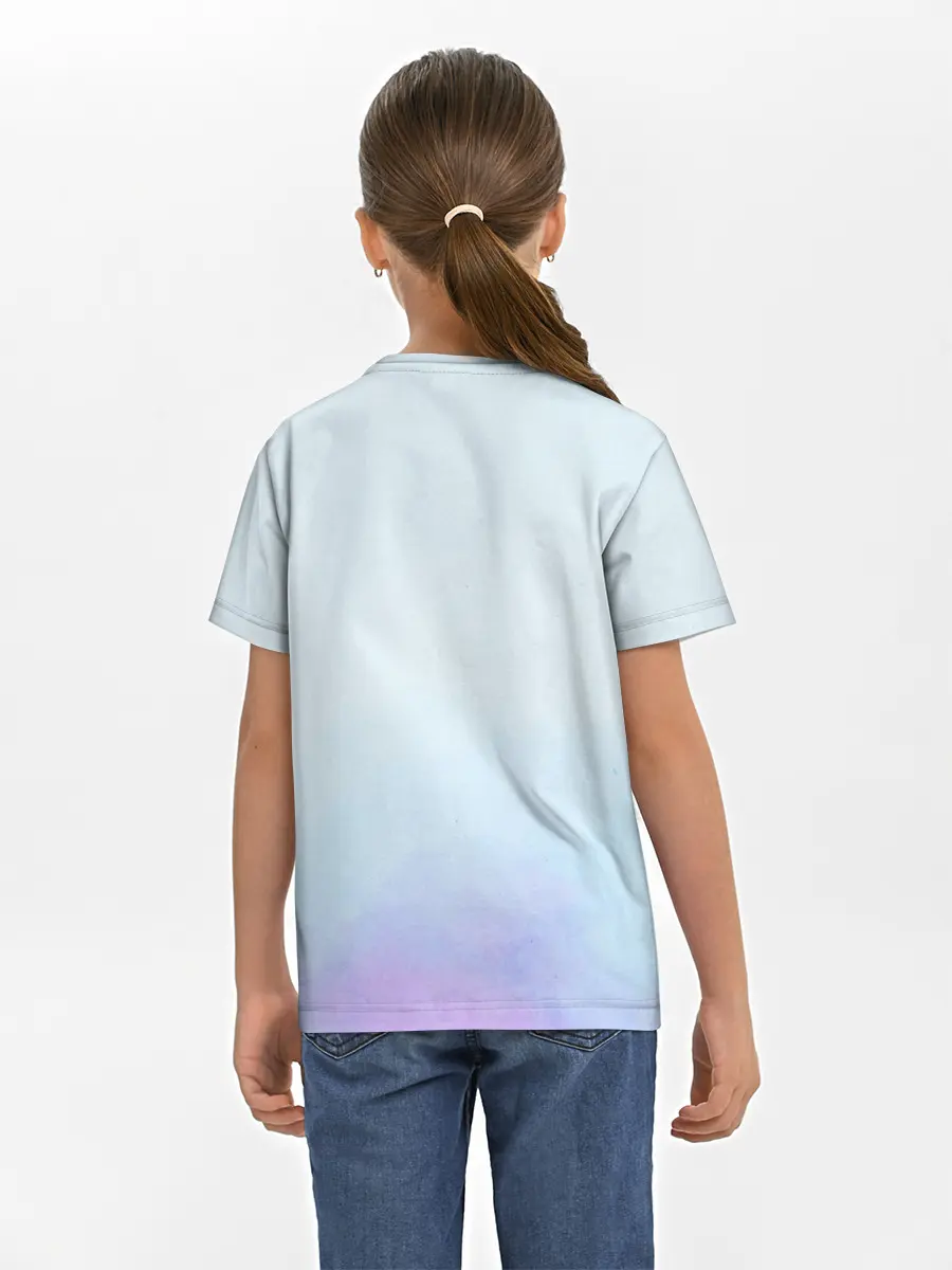 Детская базовая футболка / Air flowers