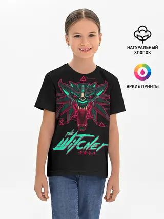 Детская базовая футболка / The Witcher 2077