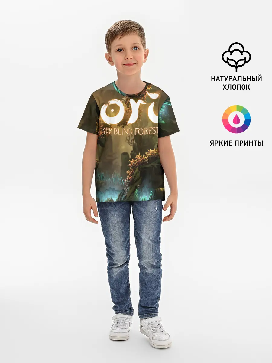 Детская базовая футболка / Ori and the Blind Forest