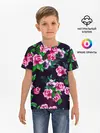 Детская базовая футболка / Розы