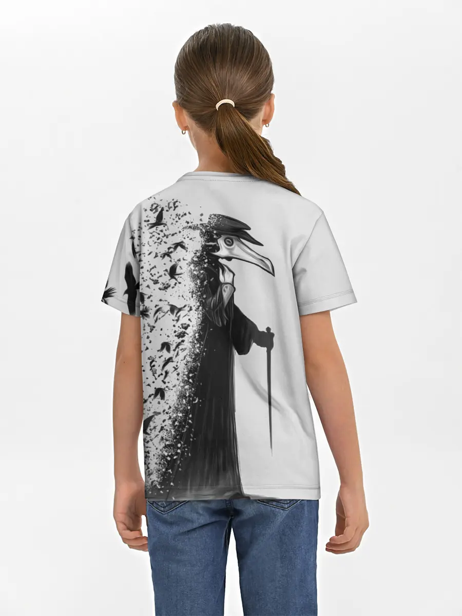 Детская базовая футболка / Чумной доктор