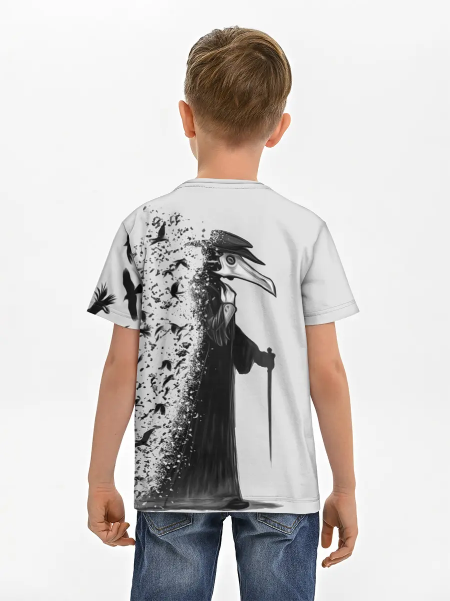Детская базовая футболка / Чумной доктор