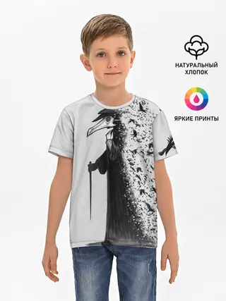 Детская базовая футболка / Чумной доктор