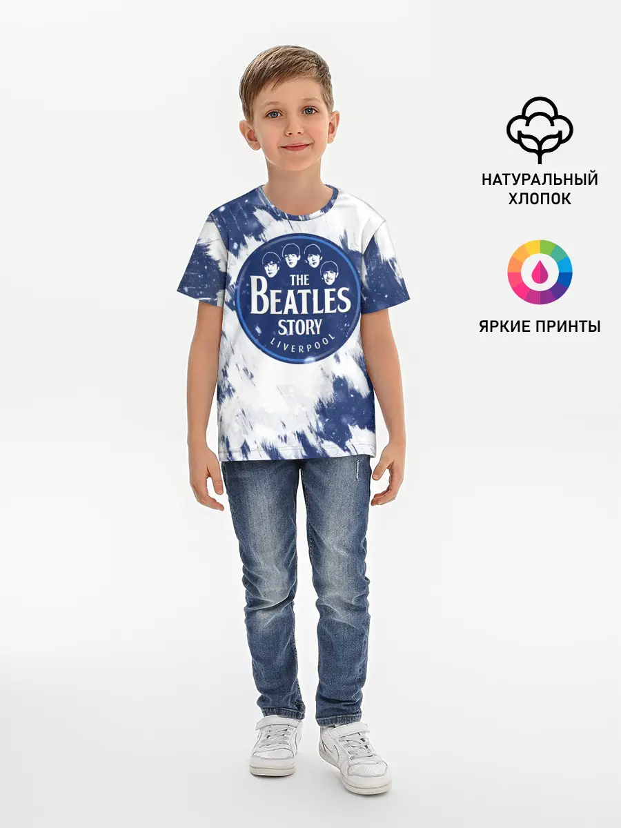 Детская базовая футболка / The Beatles