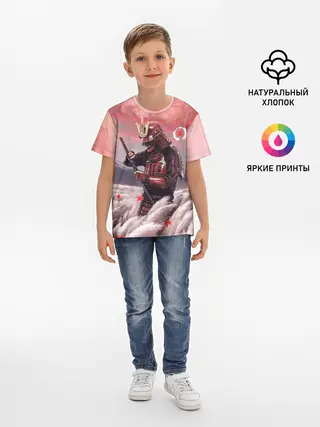 Детская базовая футболка / Ghost of Tsushim | Призрак Цусимы