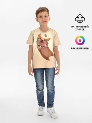 Детская базовая футболка / КОРГИ