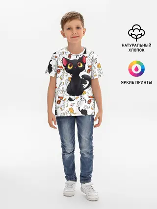 Детская базовая футболка / Котэ | Котята