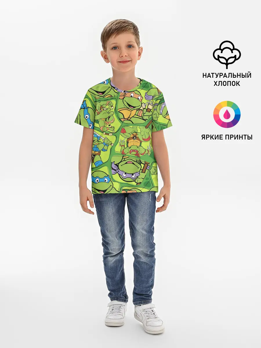 Детская базовая футболка / Teenage Mutant Ninja Turtles