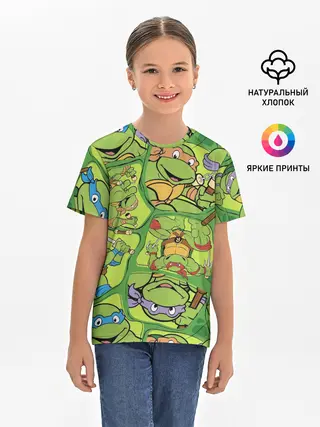 Детская базовая футболка / Teenage Mutant Ninja Turtles