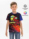 Детская базовая футболка / AMONG US.