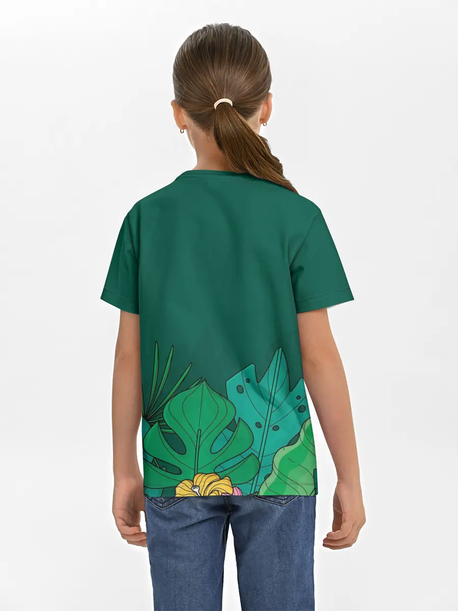 Детская базовая футболка / Мои джунгли