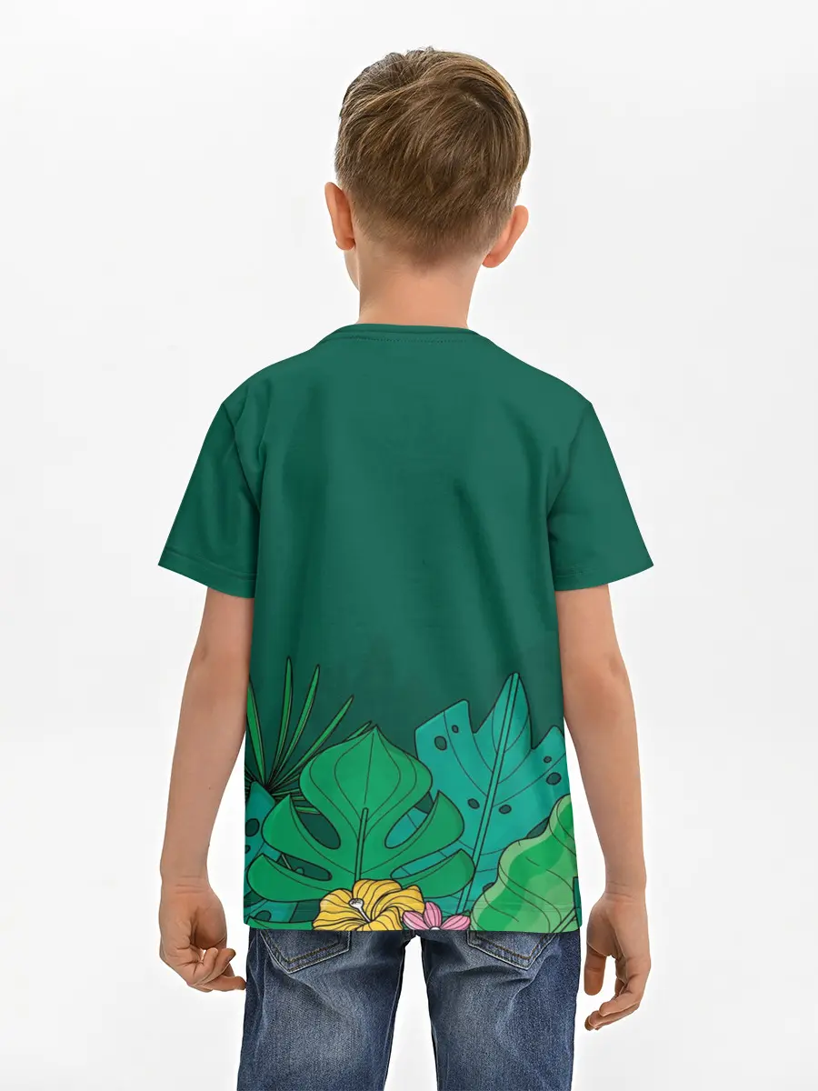 Детская базовая футболка / Мои джунгли