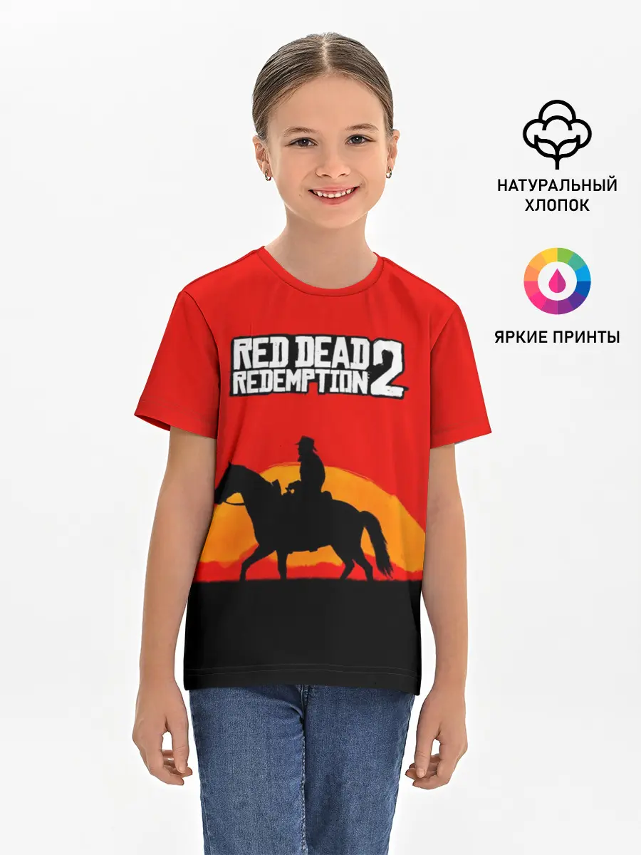 Детская базовая футболка / Red Dead Redemption 2