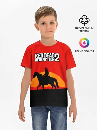 Детская базовая футболка / Red Dead Redemption 2
