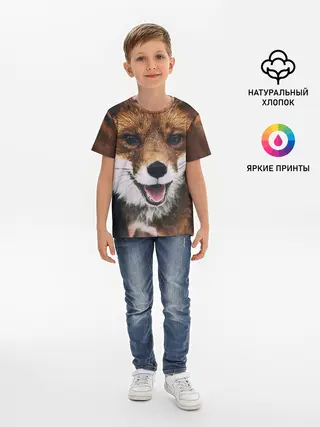 Детская базовая футболка / Лисичка
