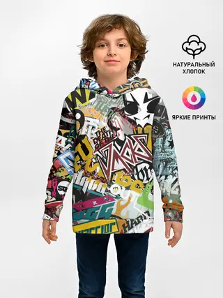 Детское худи / Стикеры