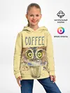 Детское худи / Сова и кофе