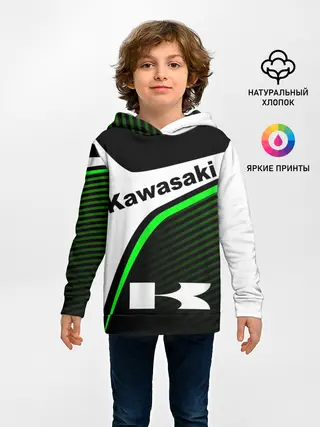 Детское худи / KAWASAKI / КАВАСАКИ / SPORT