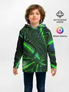 Детское худи / DIGITAL NEON GREEN