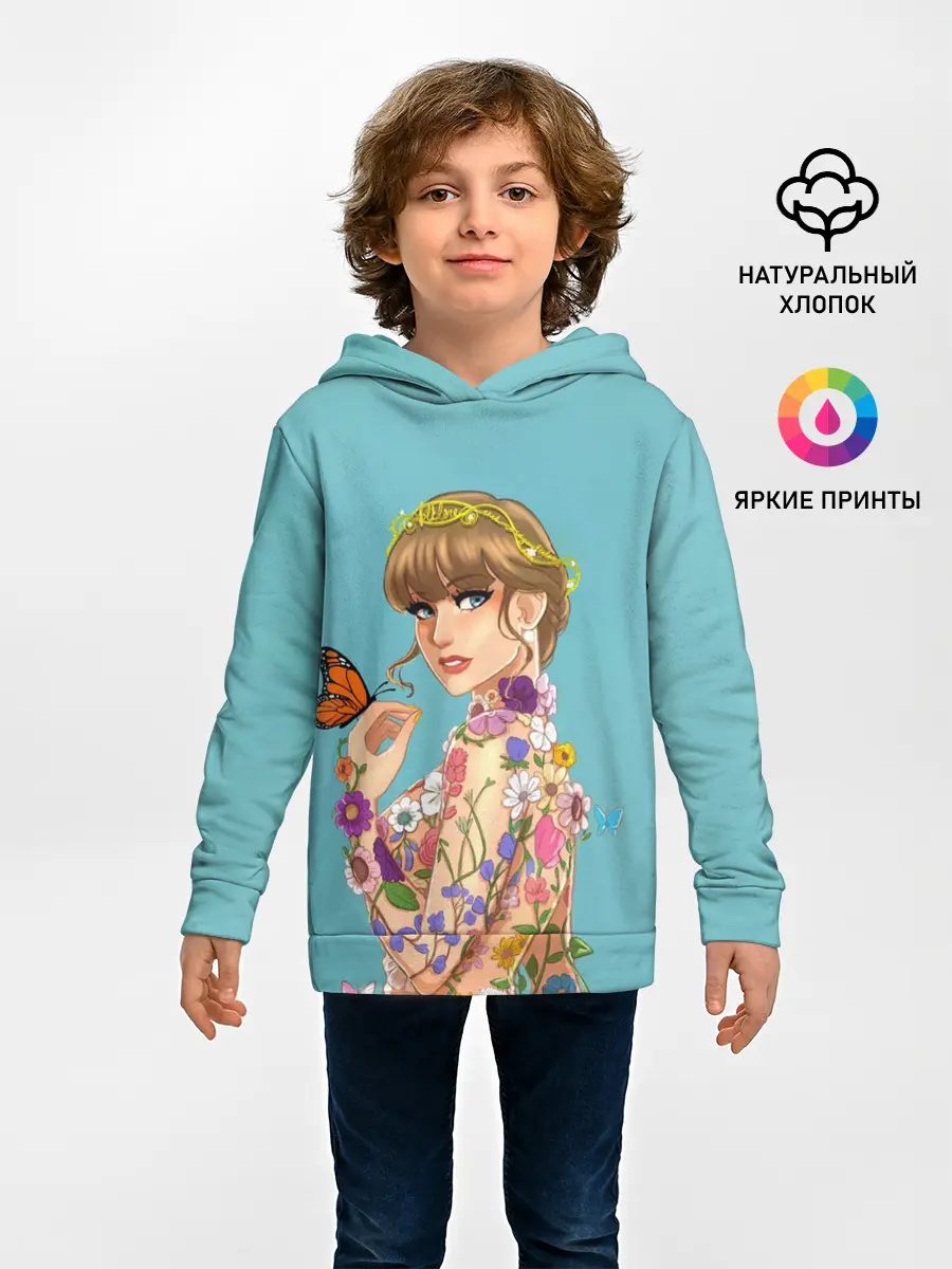 Детское худи / Тейлор в цветах