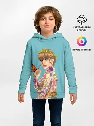Детское худи / Тейлор в цветах