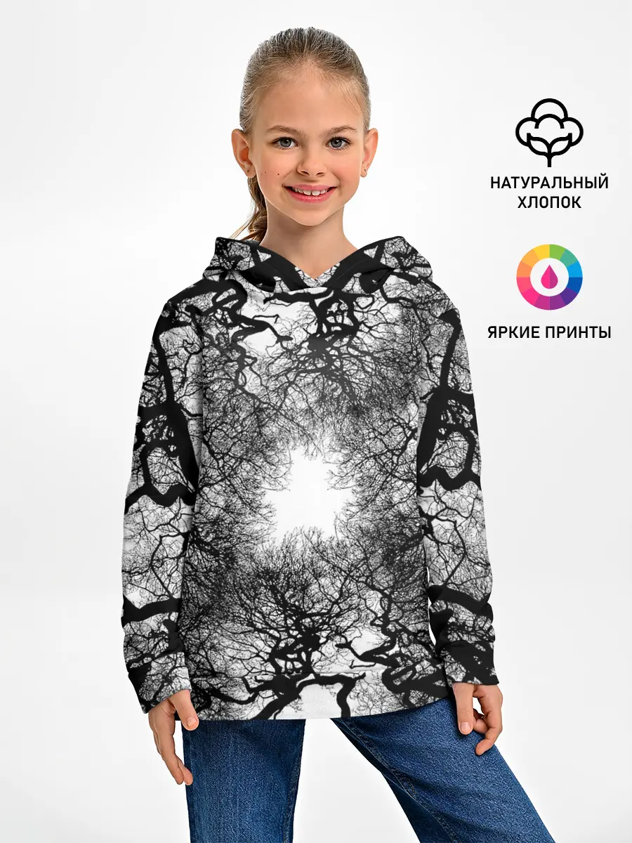 Детское худи / Texture Branches