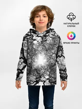 Детское худи / Texture Branches
