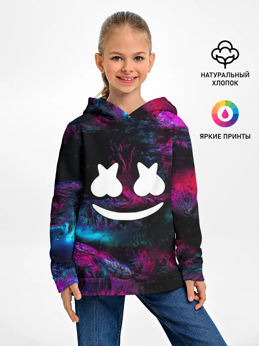 Детское худи / Marshmello NEON