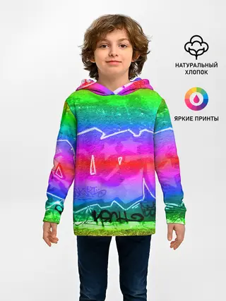 Детское худи / GRAFFITI NEON