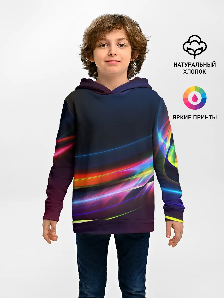 Детское худи / NEON STRIPES