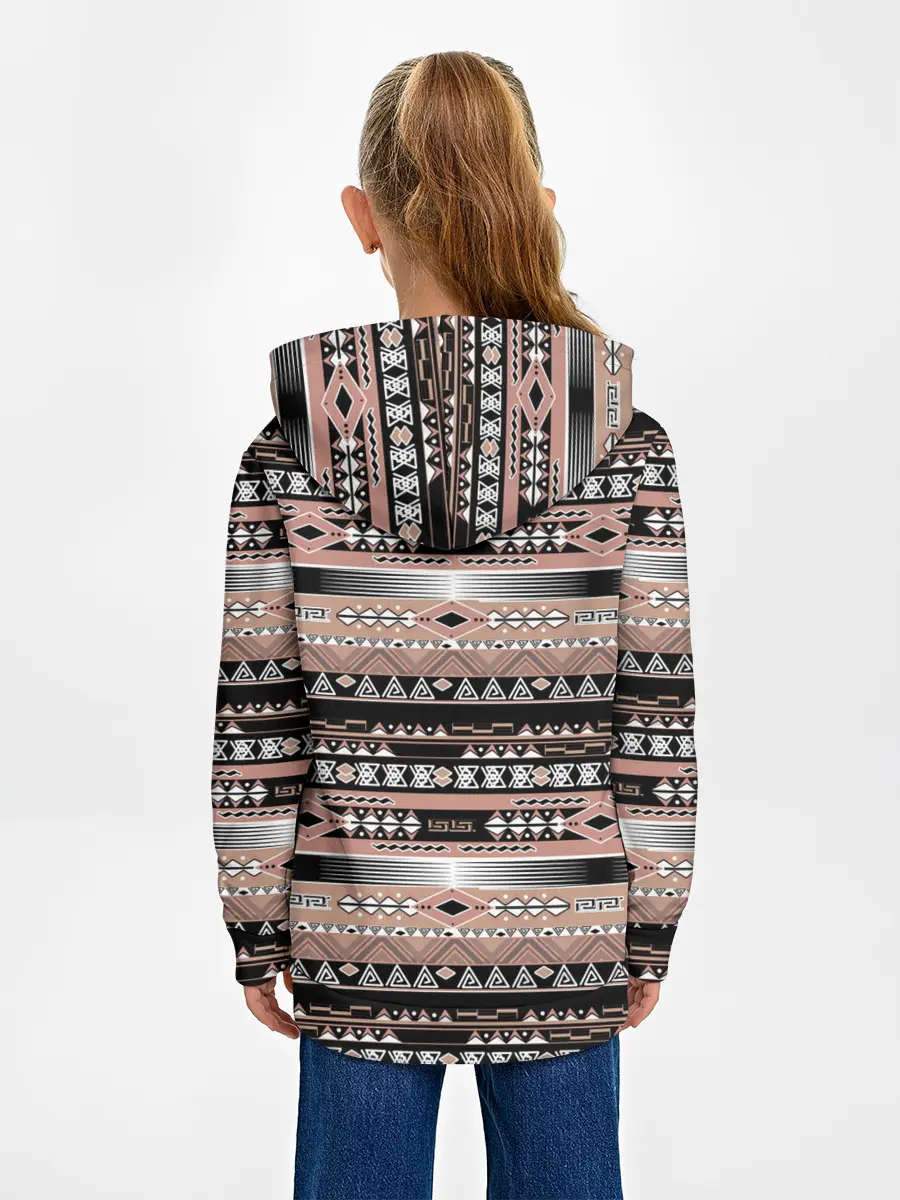 Детское худи / Полосатый этнический орнамент