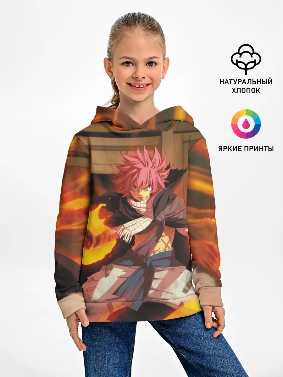 Детское худи / Нацу огненный боец