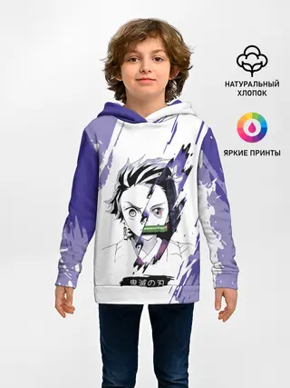 Детское худи / Танджиро и Незуко Камадо