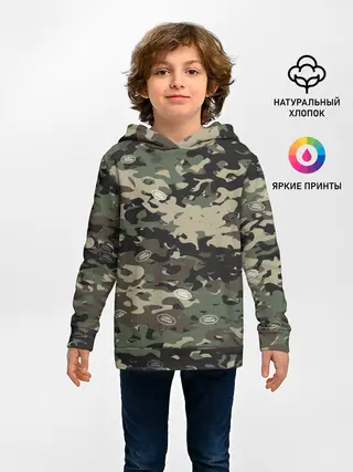 Детское худи / Камуфляж Land Rover