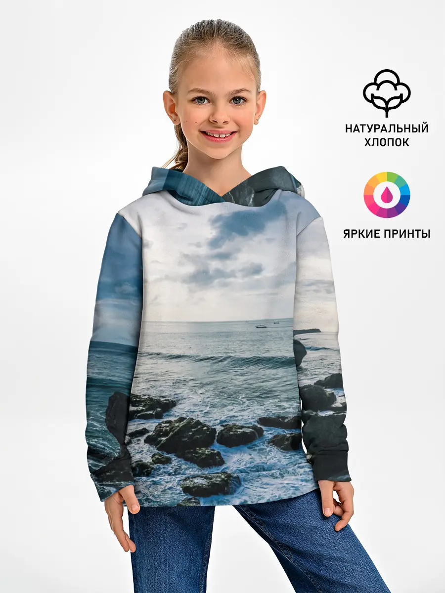 Детское худи / Море