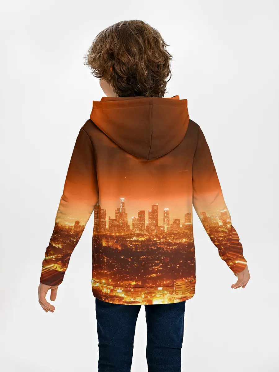 Детское худи / Закат в Нью Йорке