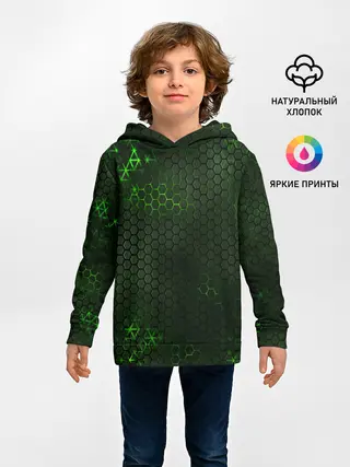 Детское худи / ЗЕЛЕНАЯ БРОНЯ / GREEN STEEL