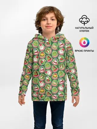 Детское худи / Новогодние Персонажи