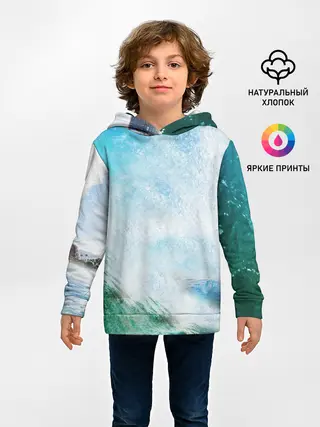 Детское худи / Волны | Океан